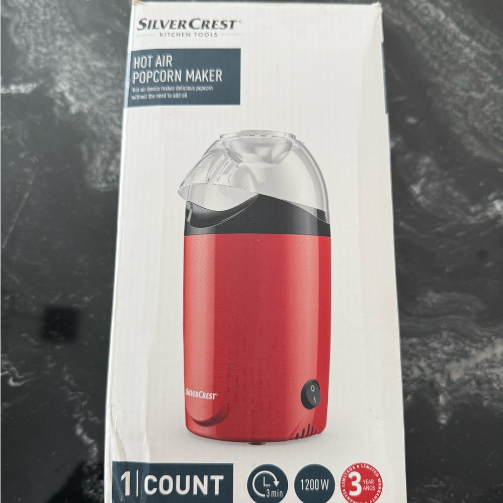 Hot Air Popcorn Maker